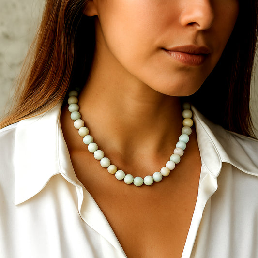 Collar Piedra Amazonitas