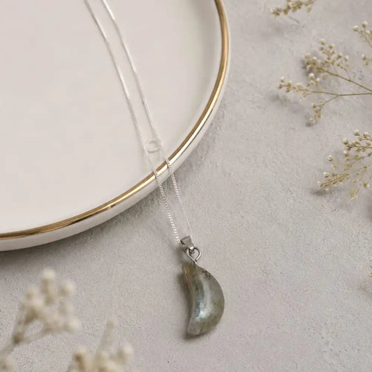 Cadena Plata con piedra Labradorita