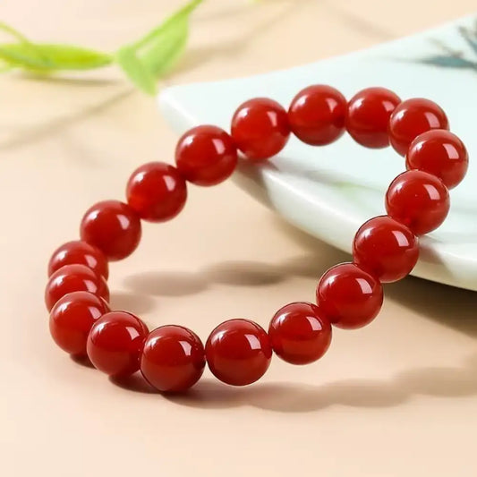 Pulsera Jade Rojo