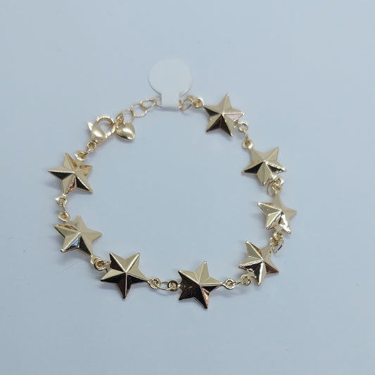 Pulsera Laminado Oro Estrella