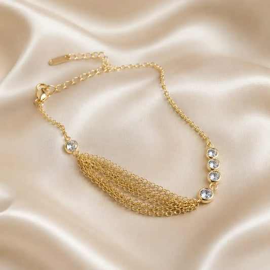 Pulsera Laminado Oro cadenas
